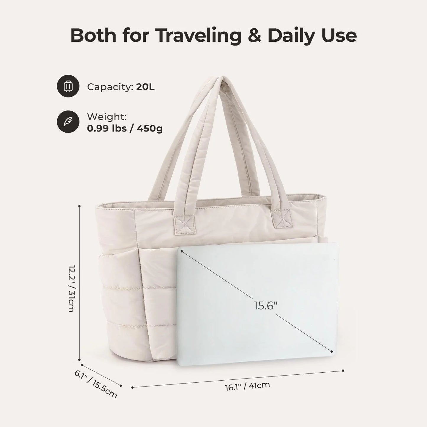 EKON Cloud Tote