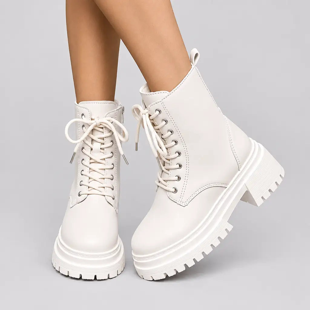 EKON Rebel Plush-Lined Platform Boots