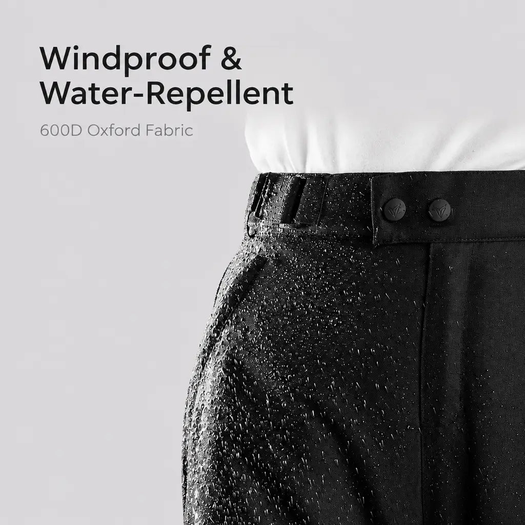 EKON Heated Motorcycle Overpants with Knee Armor