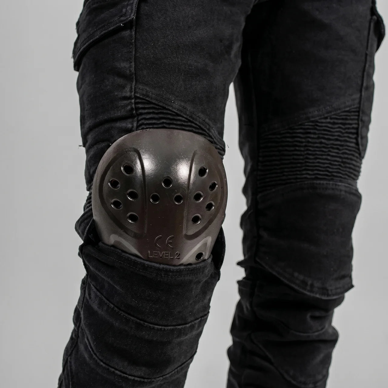 EKON Black Shield Riding Pants