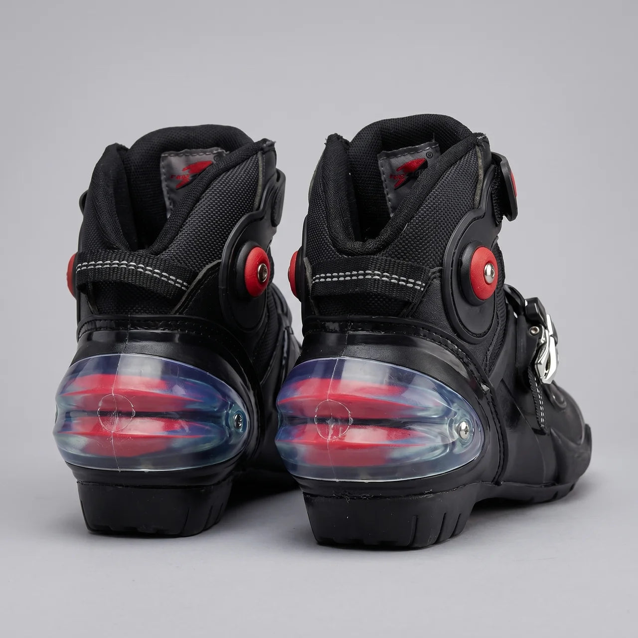 EKON Buckled Reinforced Moto Shoes