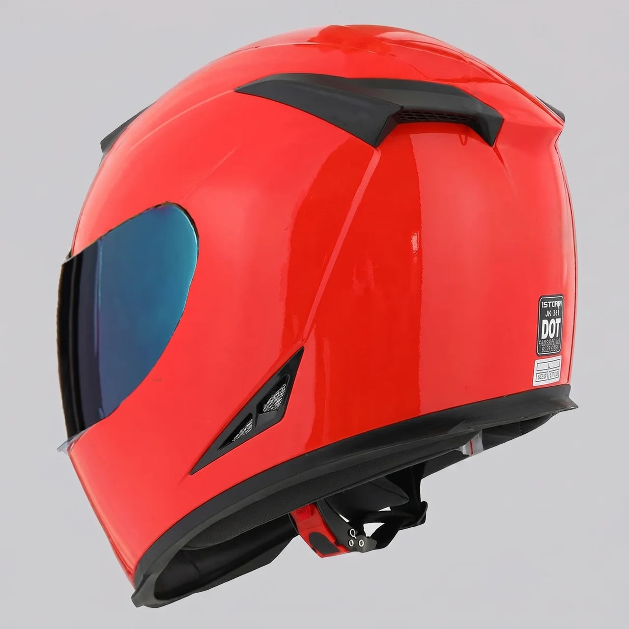 EKON Redline Mirror Full-Face Helmet