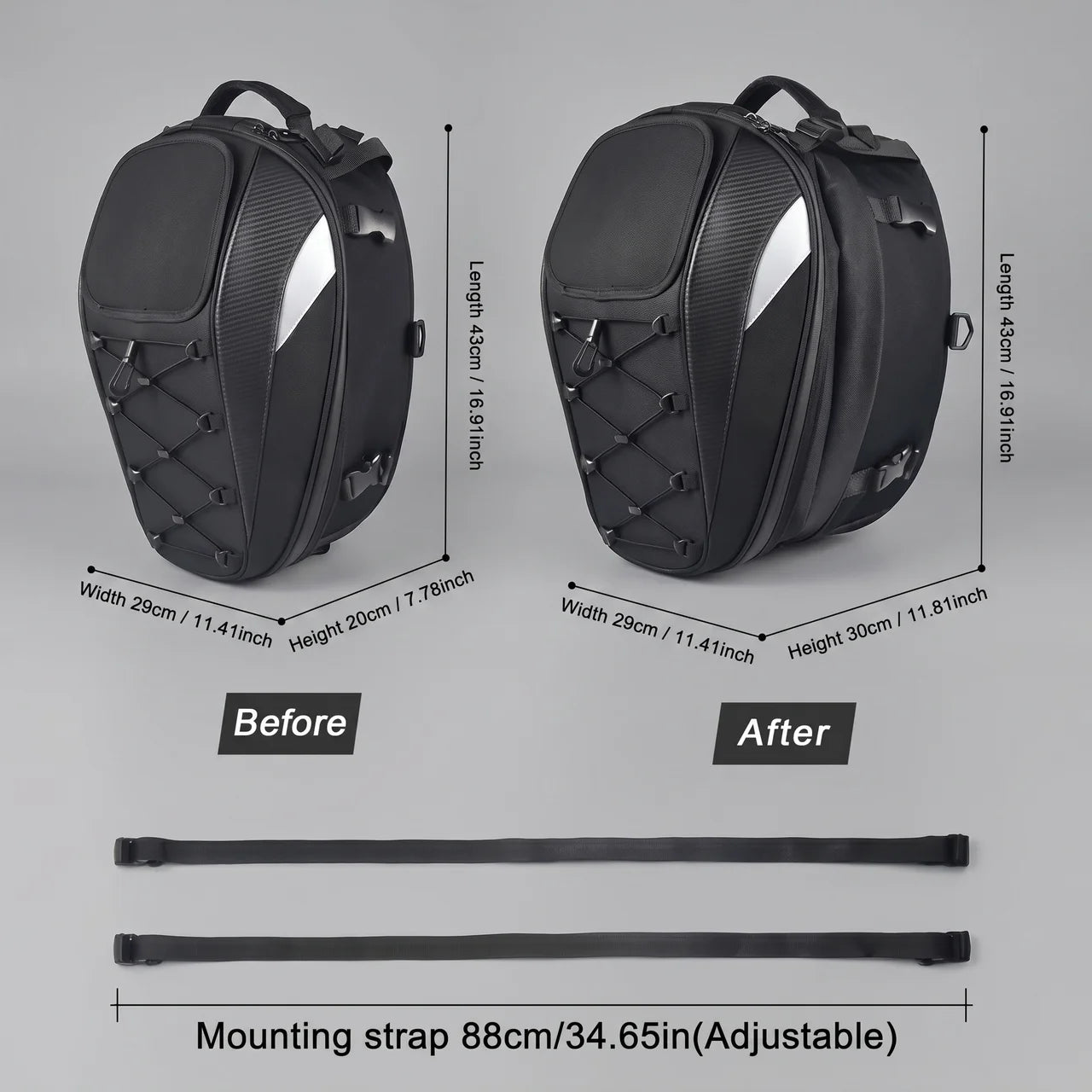 EKON MotoCargo Tail Bag