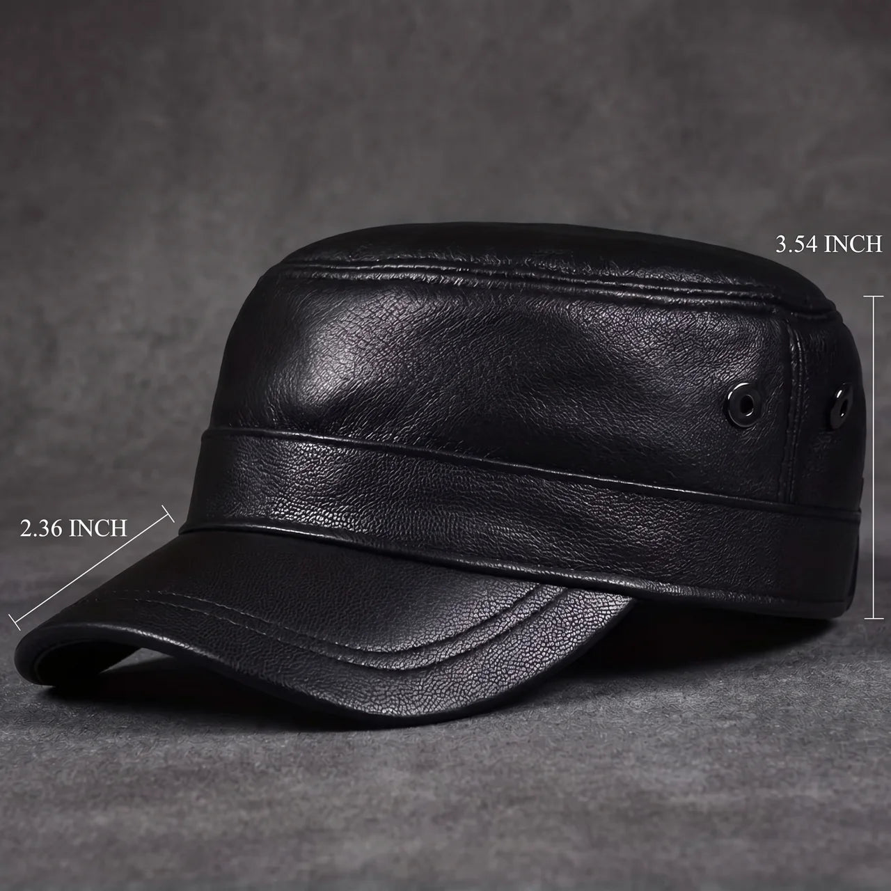 EKON MotoRoad Sheepskin Cadet Cap