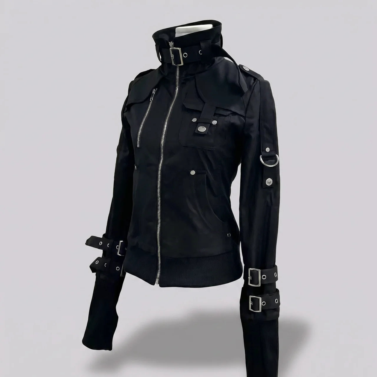 EKON Shadow Buckle Moto Jacket