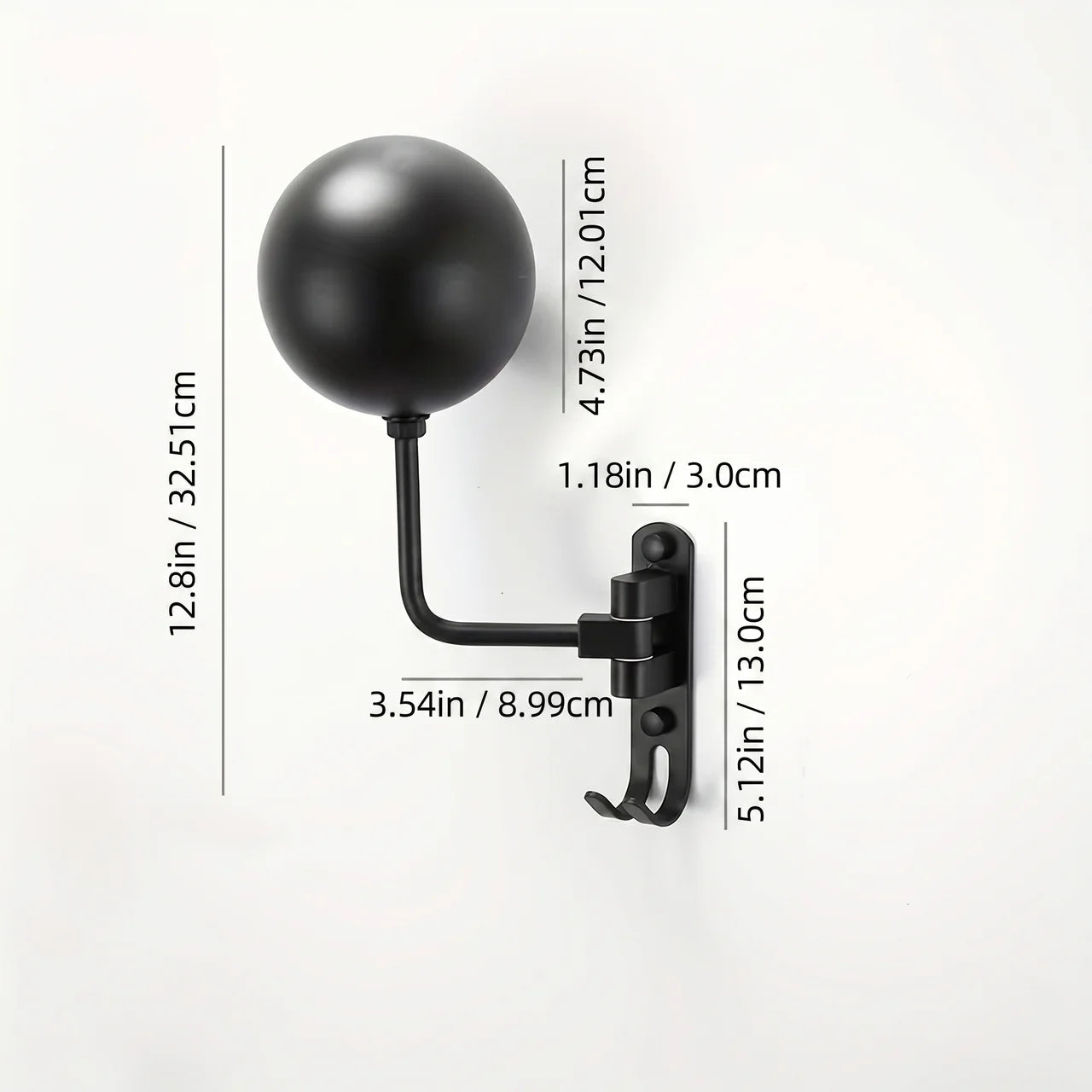 EKON Swivel Helmet Wall Hanger