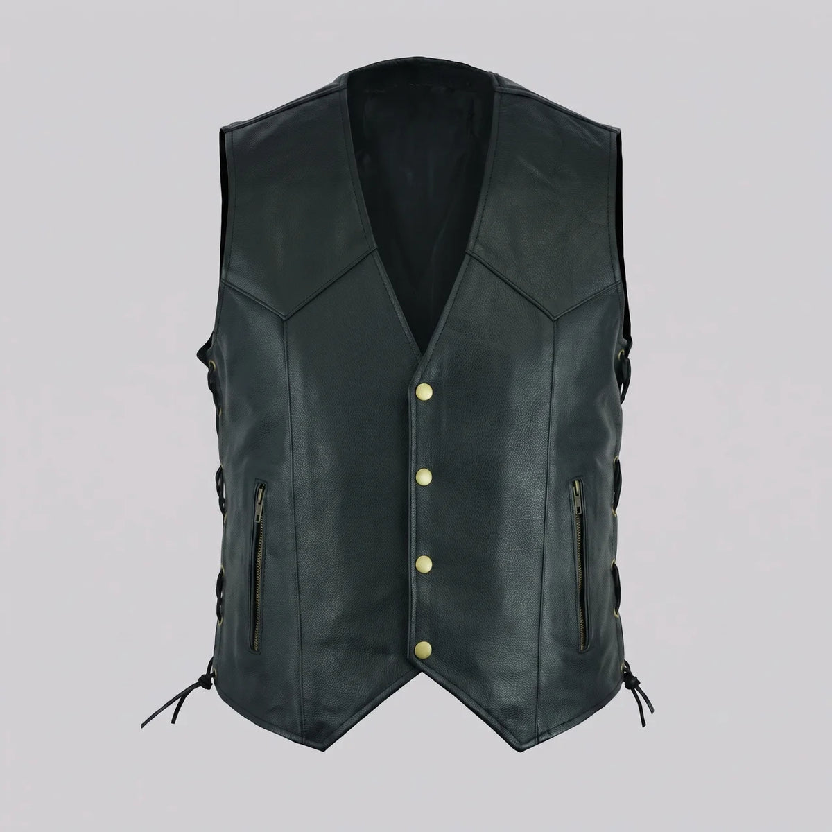 EKON Lace-Up Moto Vest