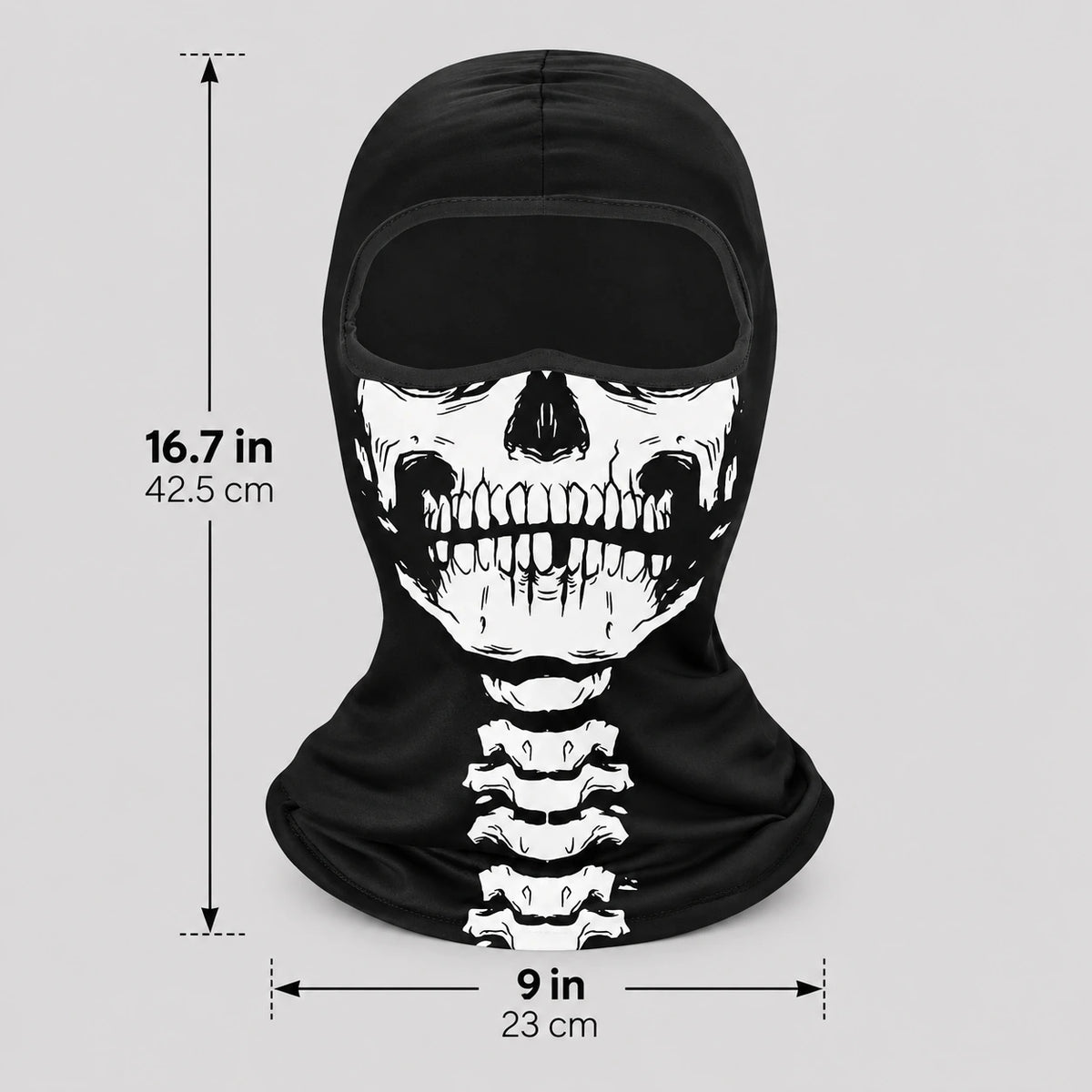 EKON Skull Print Riding Balaclava