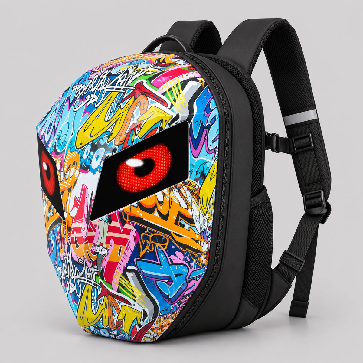 EKON LED Eye Hard-Shell Riding Backpack