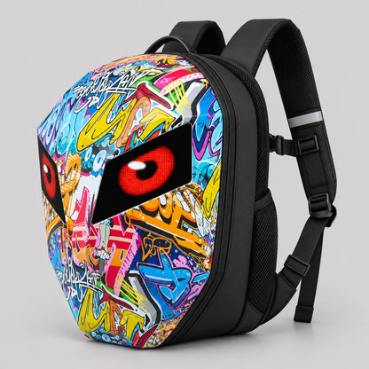 EKON LED Eye Hard-Shell Riding Backpack