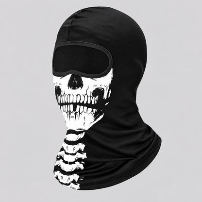 EKON Skull Print Riding Balaclava