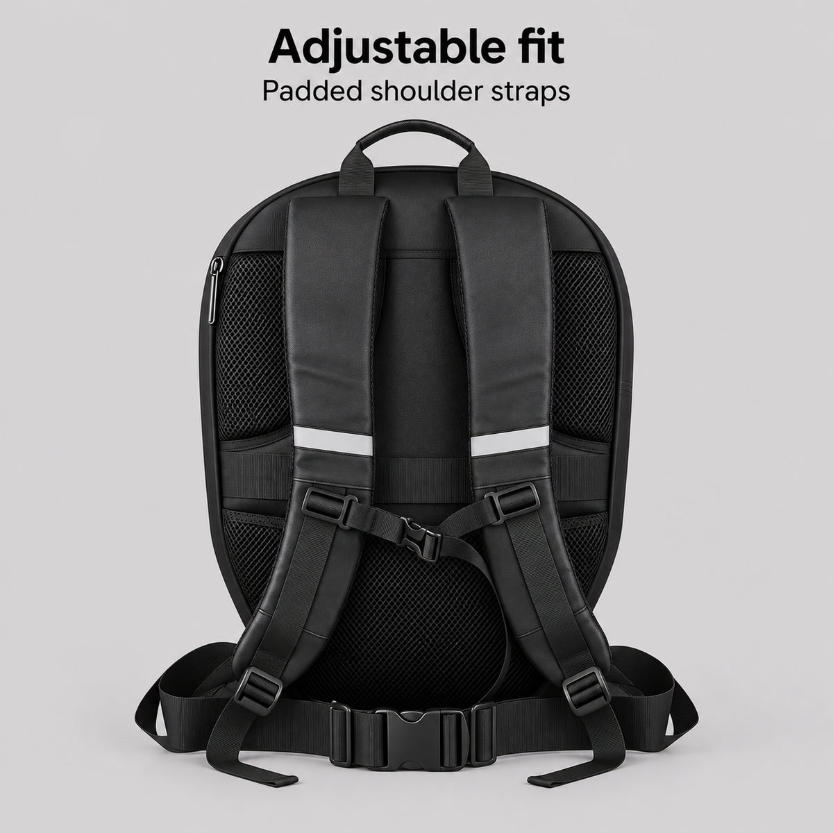 EKON LED Eye Hard-Shell Riding Backpack