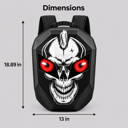 EKON LED Eye Hard-Shell Riding Backpack