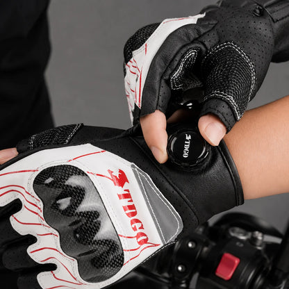 EKON Breathable Fingerless Riding Gloves