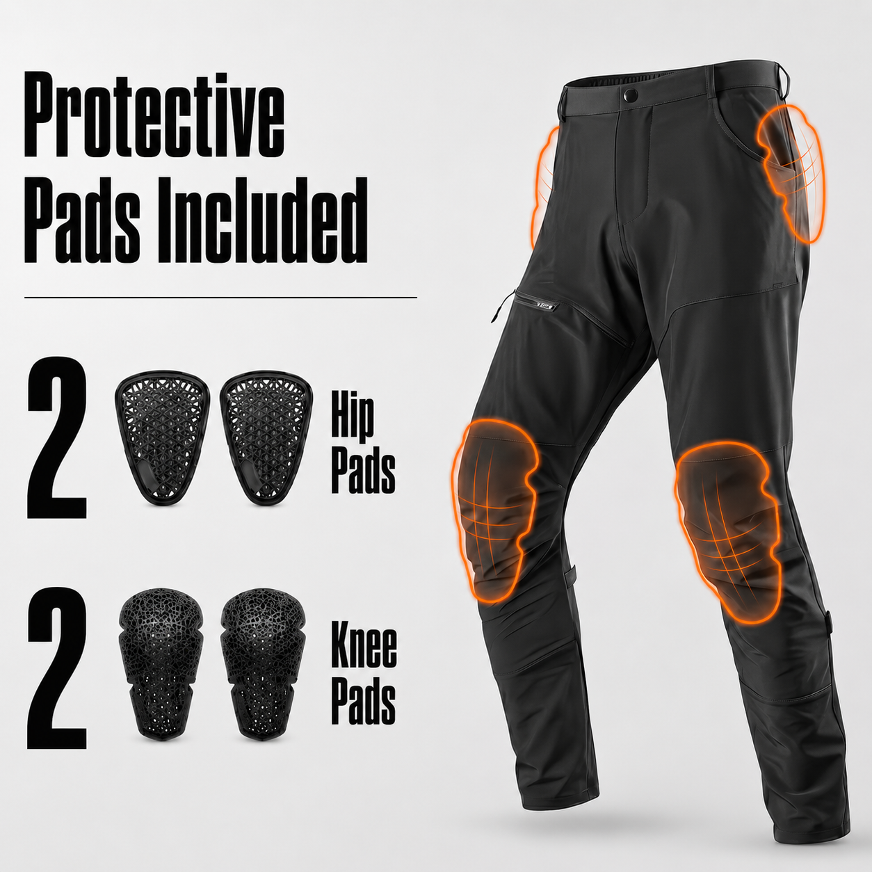 EKON Armored Comfort Motorcycle Pants