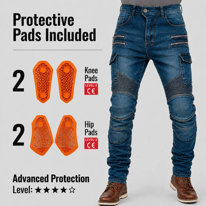 EKON Blue Shield Riding Pants