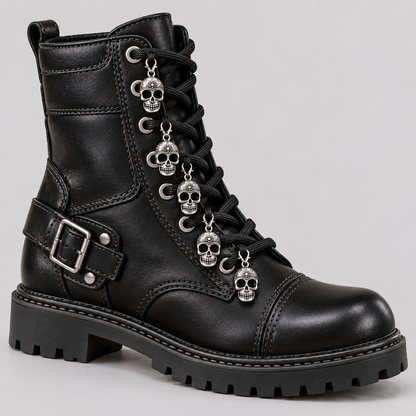 EKON Skull Shoe Charms - 12 Piece Set