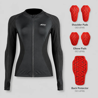 EKON Women’s Armored Stretch Riding Jacket