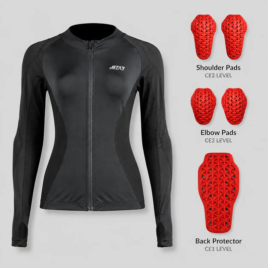 EKON Women’s Armored Stretch Riding Jacket