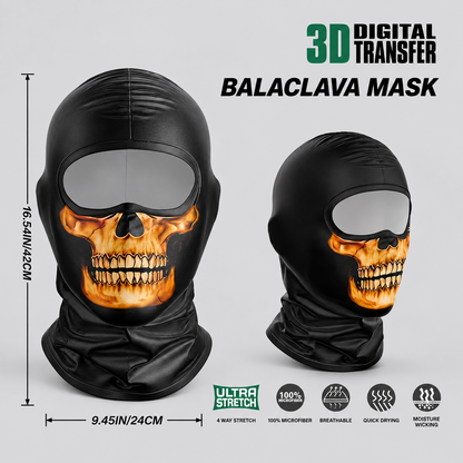 EKON Golden Skull Cooling Balaclava
