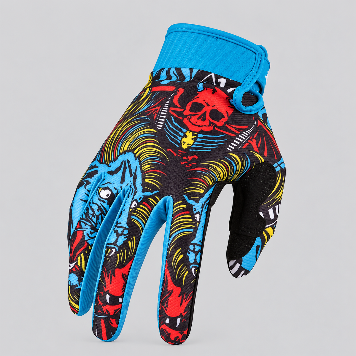 EKON Skull Claw Full-Finger Riding Gloves