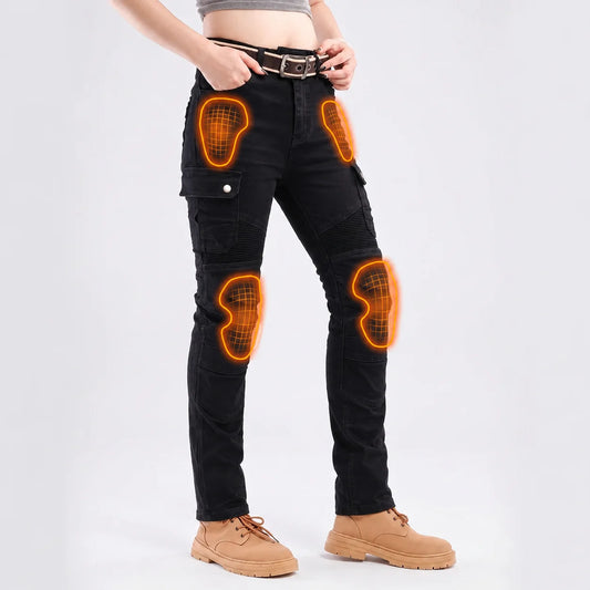 EKON Women’s RoadGuard Aramid Riding Jeans
