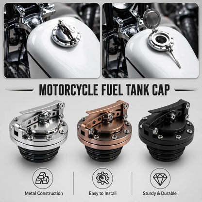 EKON TankLatch CNC Motorcycle Fuel Cap
