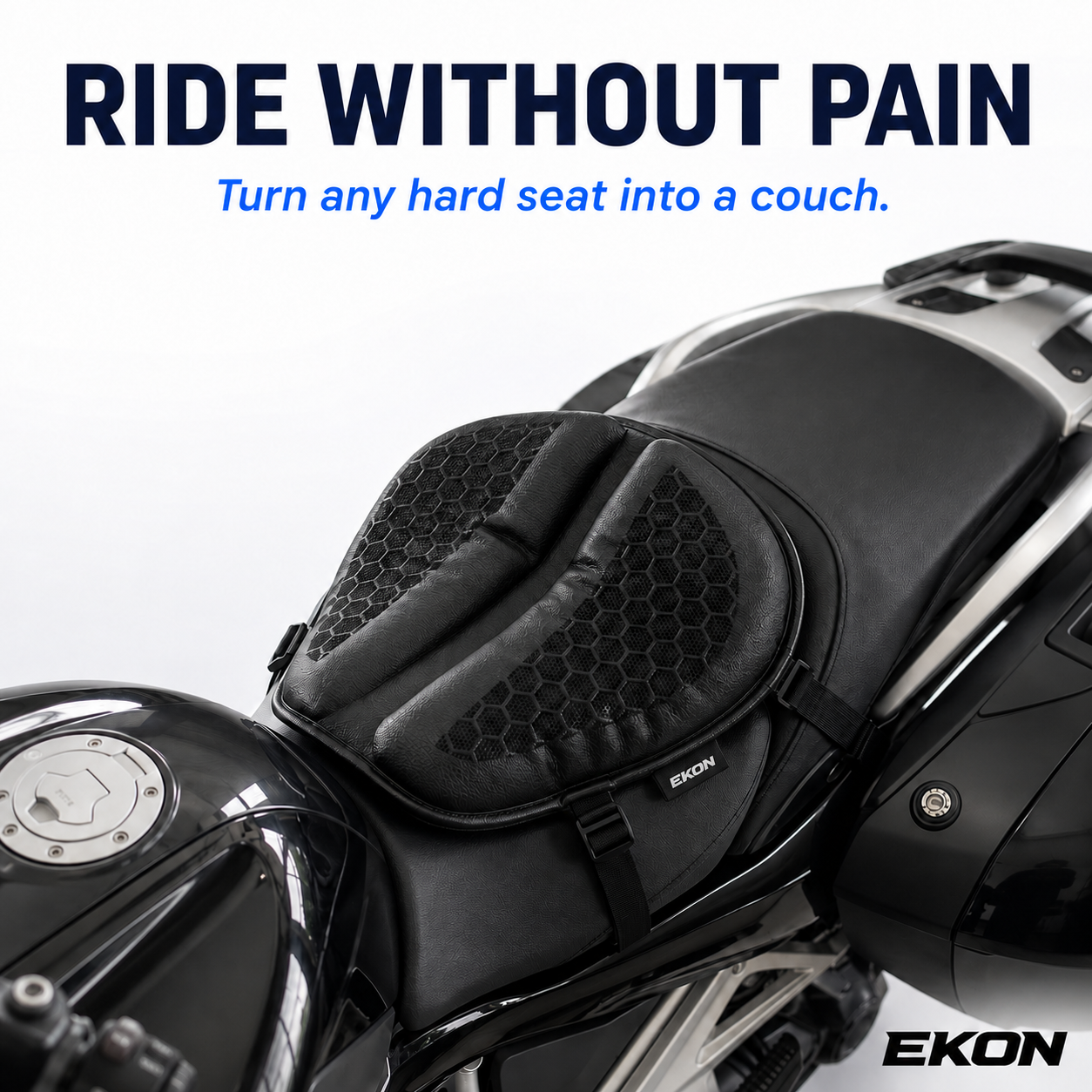 EKON AirGel Seat™ Motorcycle Seat Cushion