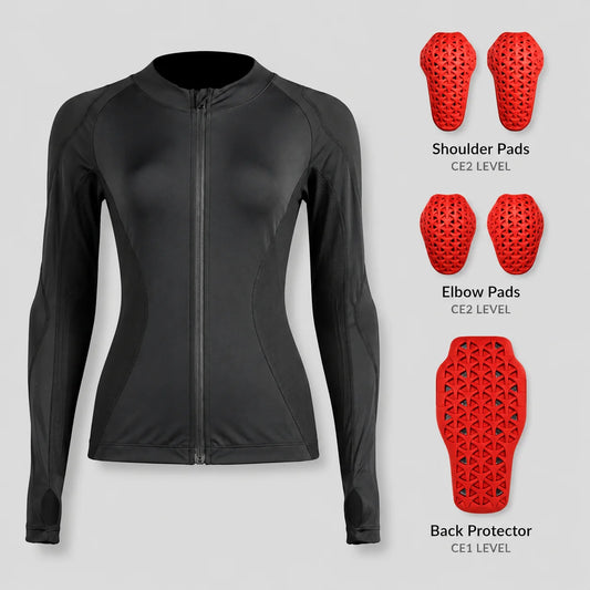 EKON Women’s Armored Stretch Riding Jacket