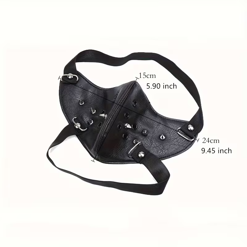 EKON Blood Splatter Spiked Mask