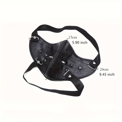 EKON Blood Splatter Spiked Mask