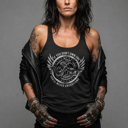EKON Winged Moto Graphic Tank Top