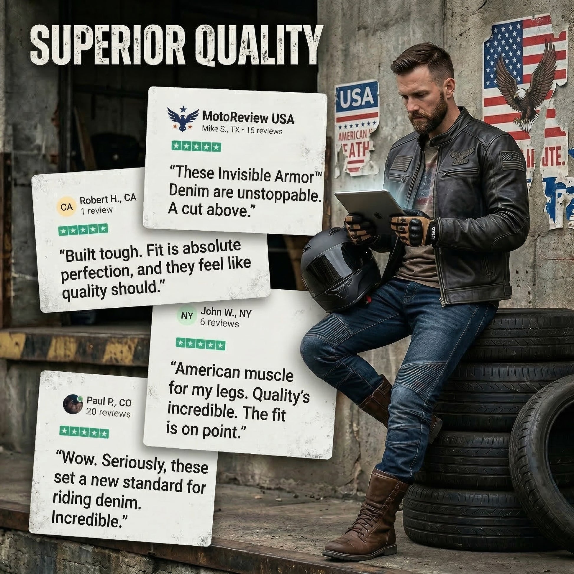 EKON Invisible Armor™ Denim