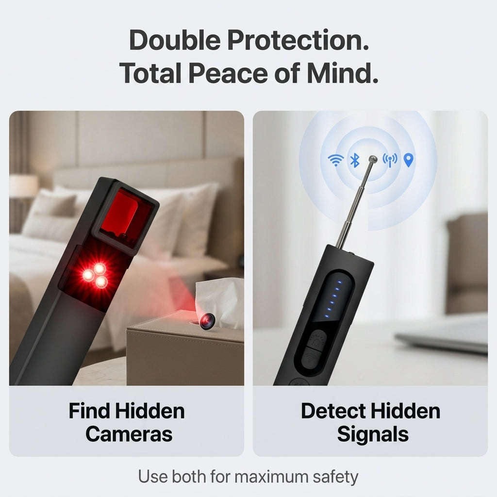 Hidden Camera Detector (Complete Protection Kit)
