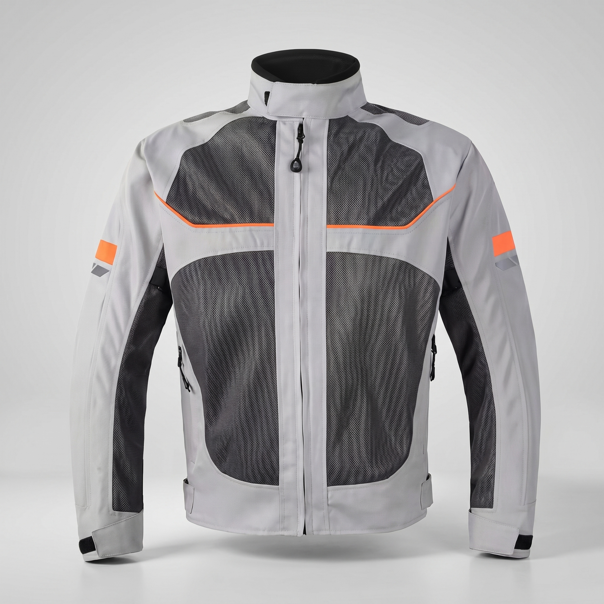 EKON Breathable Motorcycle Jacket Gray