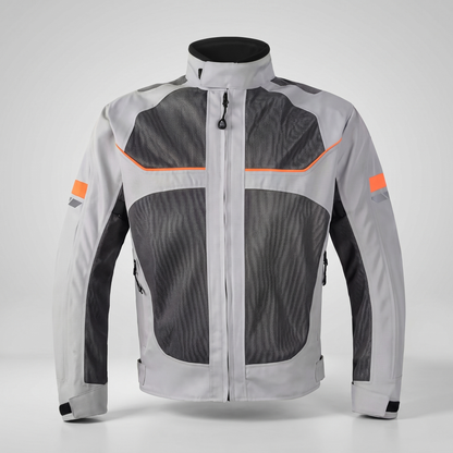 EKON Breathable Motorcycle Jacket Gray