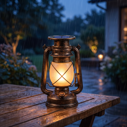 EKON Ember glowing in the rain weatherproof