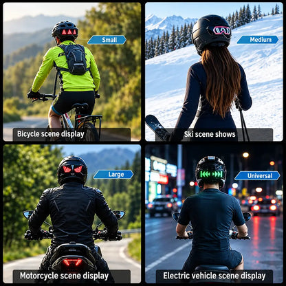 EKON 4-in-1 Smart LED Helmet Display