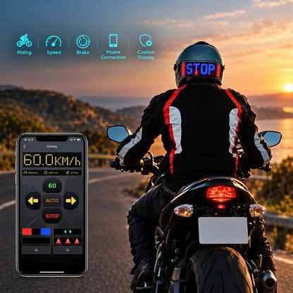 EKON 4-in-1 Smart LED Helmet Display
