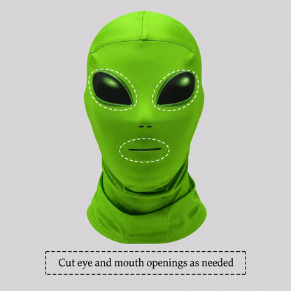 EKON Green Alien Full-Face Mask