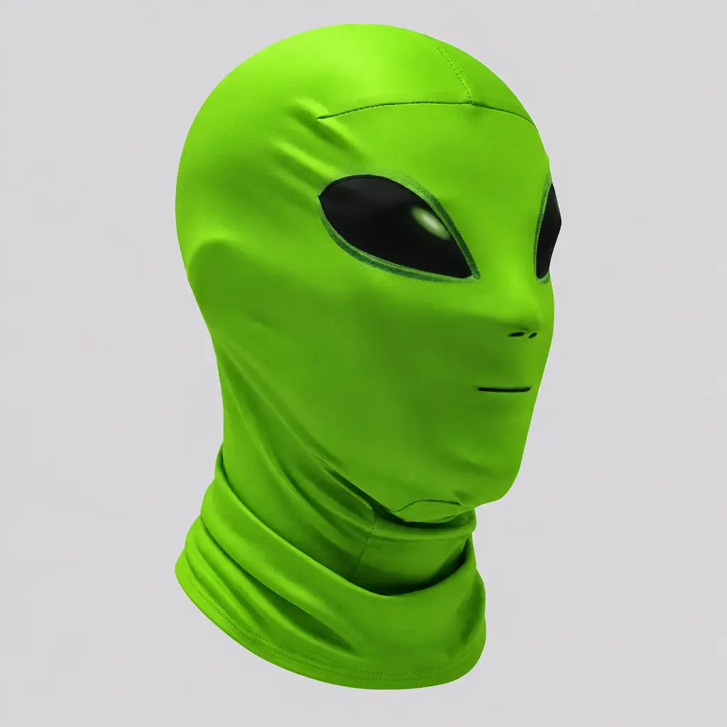 EKON Green Alien Full-Face Mask