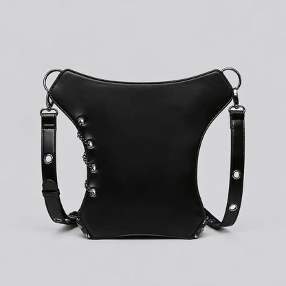EKON Skull Punk Convertible Leg & Shoulder Bag