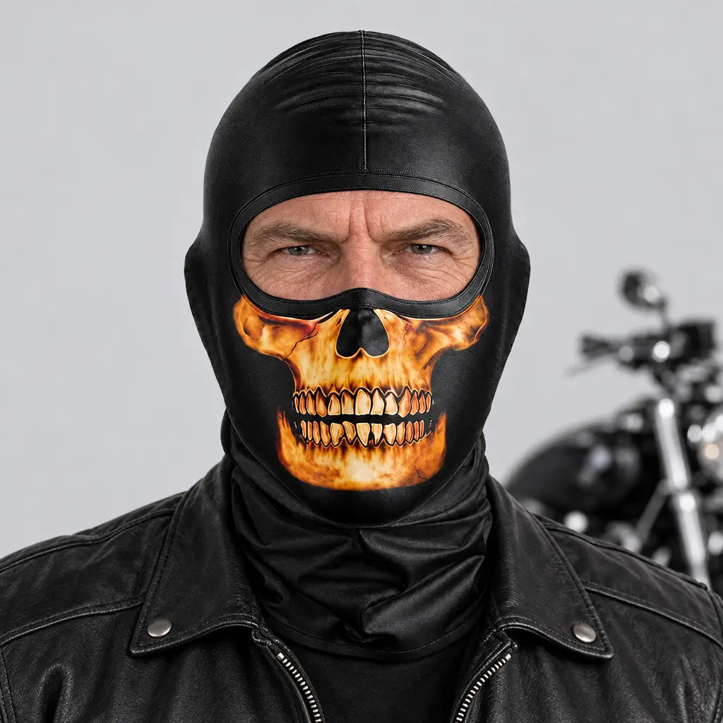 EKON Golden Skull Cooling Balaclava