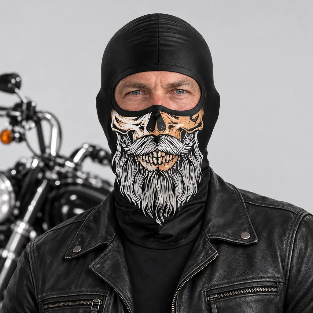 EKON Bearded Skull Balaclava