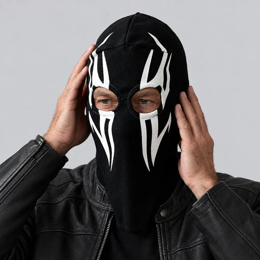 EKON White Fang Ribbed Balaclava