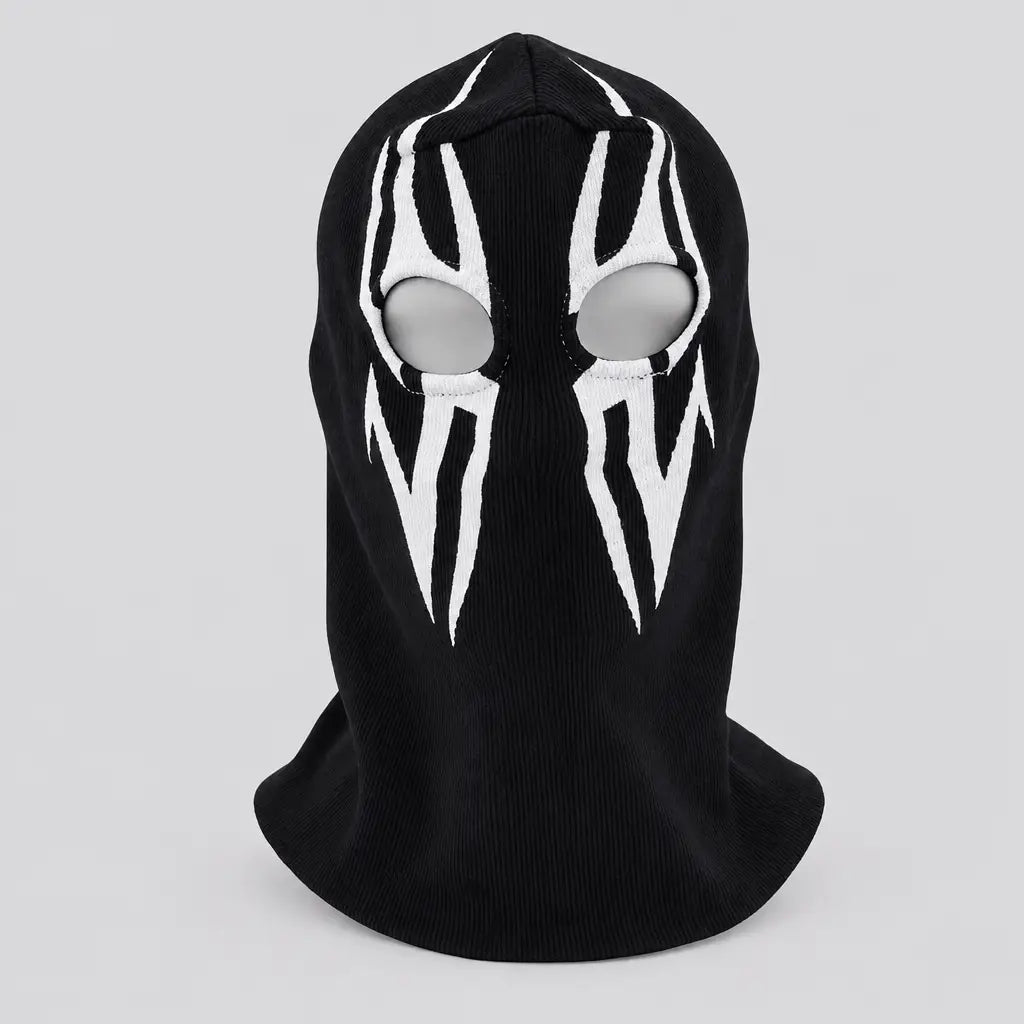 EKON White Fang Ribbed Balaclava