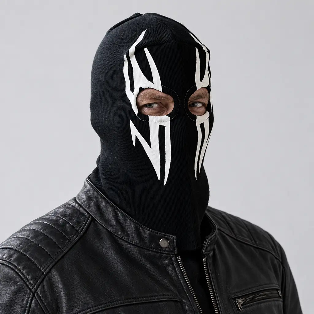 EKON White Fang Ribbed Balaclava