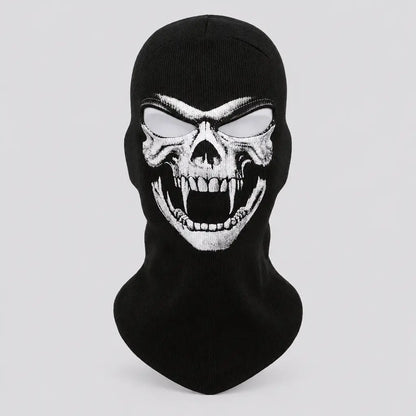 EKON Fanged Skull Knit Balaclava
