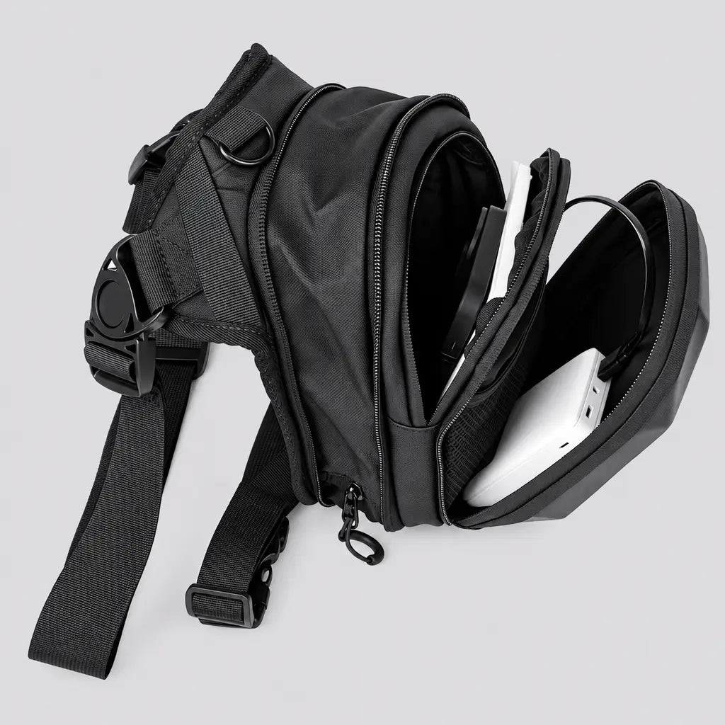 EKON LED Eye Expandable Riding Leg Bag