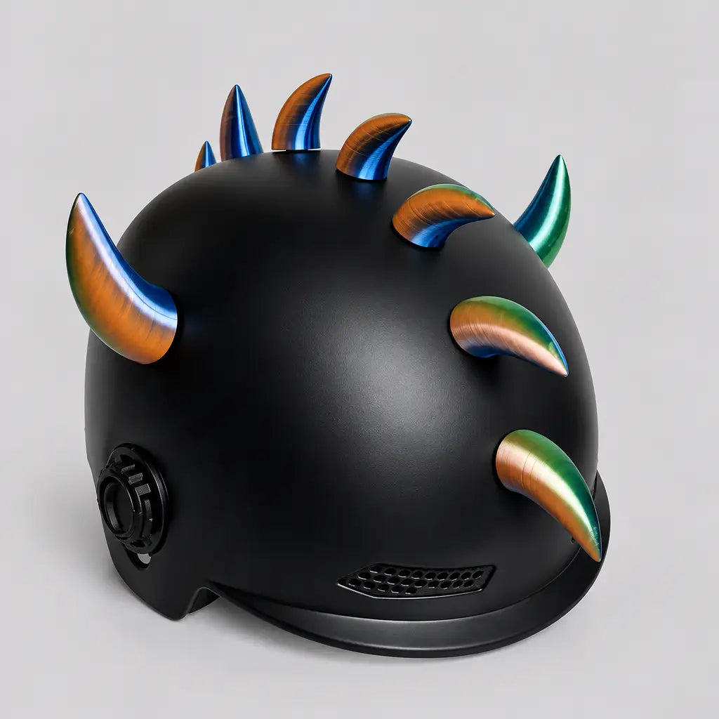 EKON Iridescent Demon Helmet Horn Set